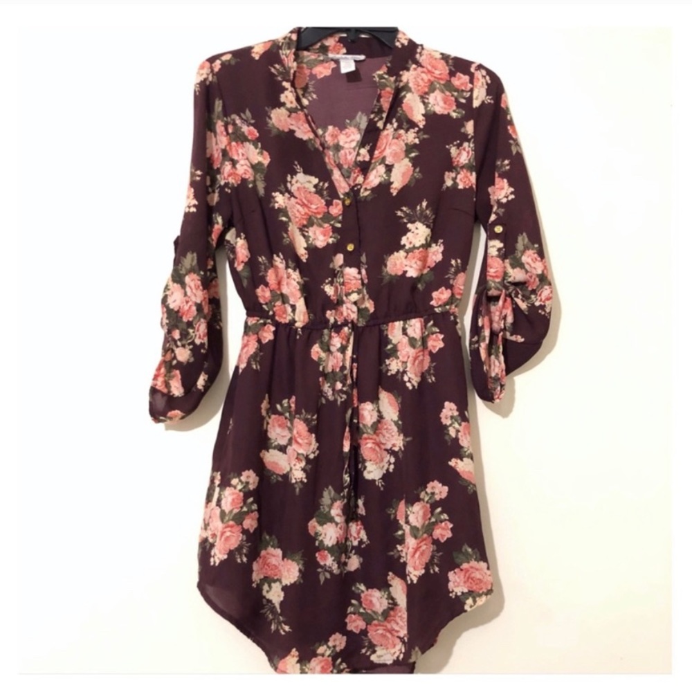 Beautiful Floral Print Charlotte Russe Dress